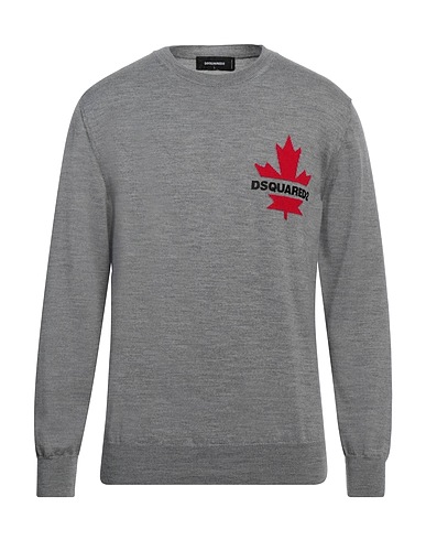 DSQUARED2 Pullover Gris 100% Laine vierge