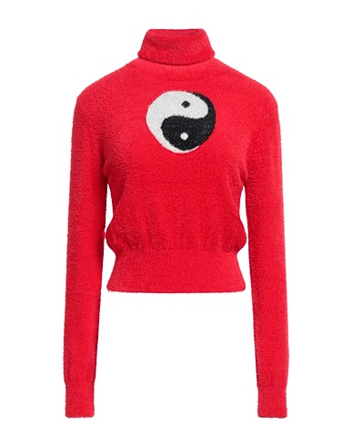 NO SECRETS Polo neck Red 80% Viscose, 20% Polyester