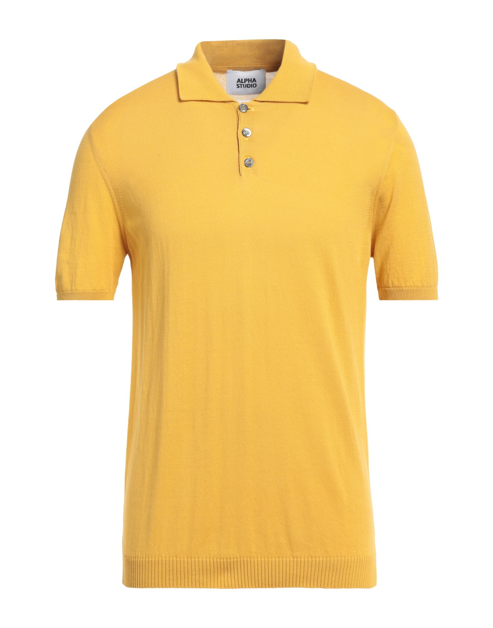 ALPHA STUDIO Pullover Giallo 100% Cotone