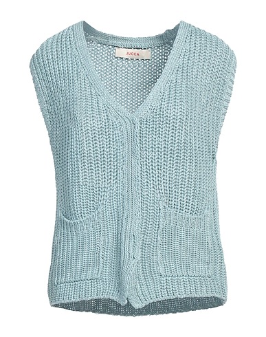 JUCCA Sleeveless sweater Sky blue 100% Cotton