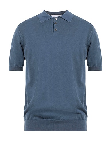 ALPHA STUDIO Sweater Slate blue 100% Cotton