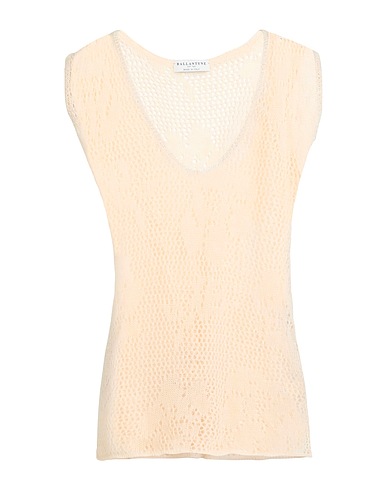 BALLANTYNE Jumper Cream 100% Linen