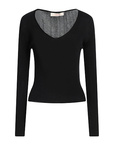 JUCCA Pullover Nero 100% Cupro
