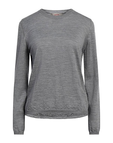 JUCCA Sweater Light grey 100% Virgin Wool