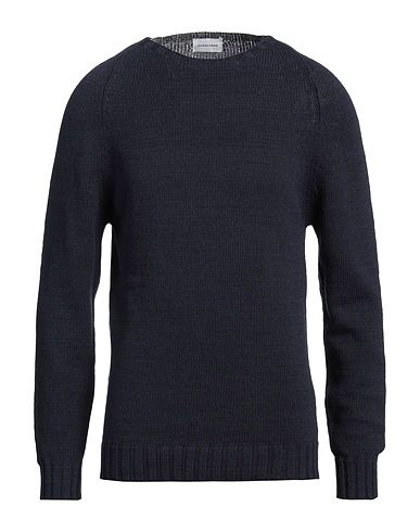 SCAGLIONE Pullover Bleu nuit 70% Coton, 30% Polyamide