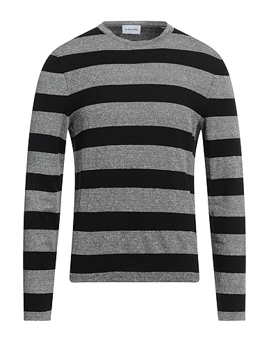 SCAGLIONE Sweater Black 50% Linen, 40% Cotton, 10% Polyamide