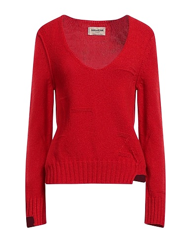 ZADIG&VOLTAIRE Cashmere blend Red 57% Cashmere, 43% Merino Wool