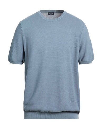 DRUMOHR Jumper Slate blue 100% Cotton