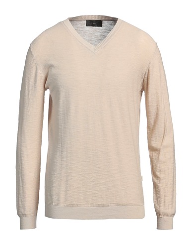 LIU •JO MAN Jumper Beige 100% Cotton