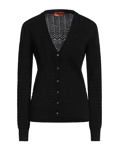 MISSONI Cardigan Black 68% Cotton, 31% Viscose, 1% Polyamide