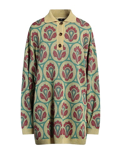 ETRO Jumper Khaki 70% Viscose, 15% Metallic fiber, 8% Polyester, 7% Polyamide