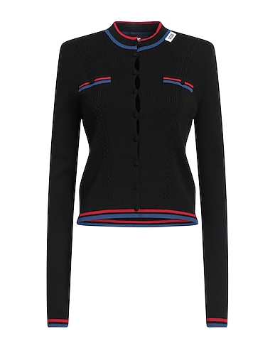 GCDS Cardigan Nero 72% Viscosa, 28% Poliestere