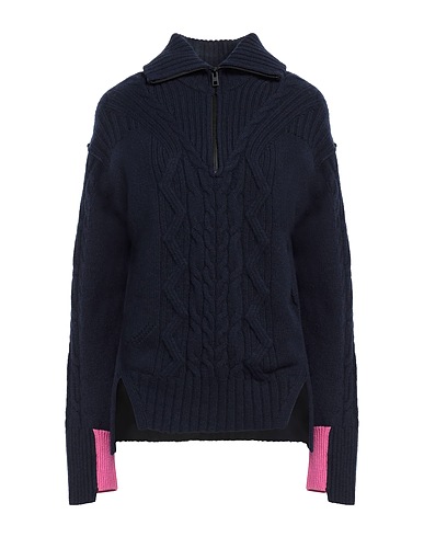 ZADIG&VOLTAIRE Turtleneck Midnight blue 95% Wool, 5% Cashmere