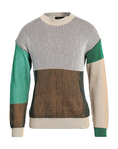 LIU •JO MAN Jumper Dark brown 50% Cotton, 50% Acrylic