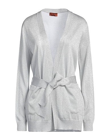 MISSONI Cardigan Silver 70% Viscose, 30% Metallic fiber