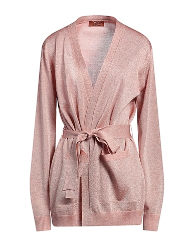 MISSONI Cardigan Antique rose 70% Viscose, 30% Metallic fiber