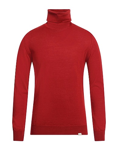 LIU •JO MAN Turtleneck Brick 50% Merino Wool, 50% Acrylic