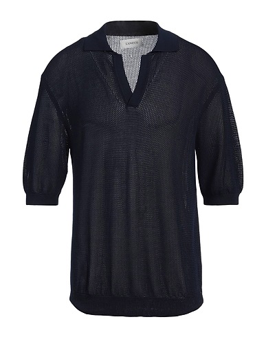 LANEUS Sweater Blue 100% Cotton