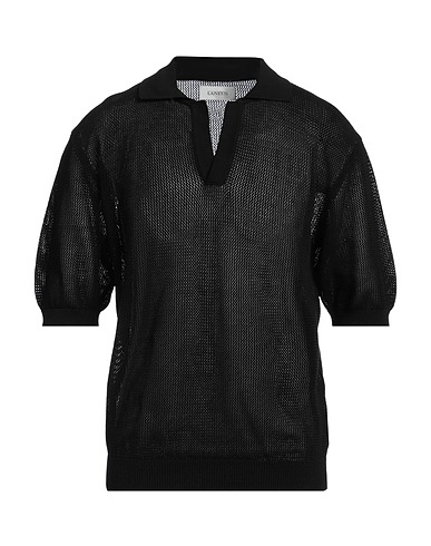 LANEUS Sweater Black 100% Cotton