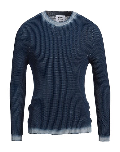 ALPHA STUDIO Jumper Midnight blue 100% Cotton