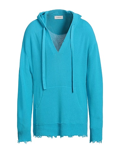 LANEUS Pullover Azzurro 100% Cotone