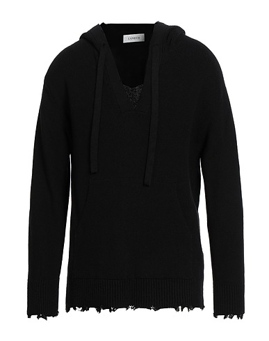 LANEUS Jumper Black 100% Cotton