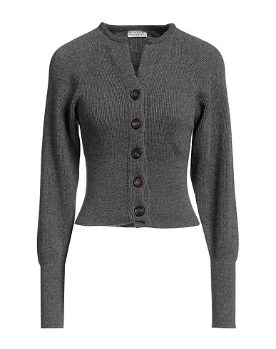 BRUNELLO CUCINELLI Kaschmirpullover  Grau 100% Kaschmir, Messing, Mohairwolle, Polyamid, Wolle