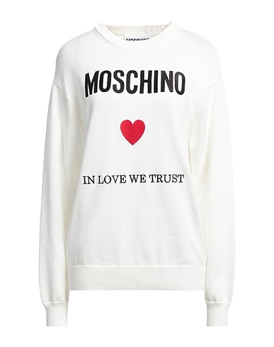 MOSCHINO Sweater White 100% Cotton