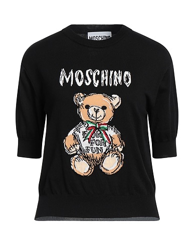MOSCHINO Jumper Black 100% Cotton