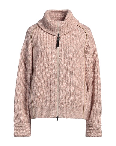 BRUNELLO CUCINELLI Cardigan Blush 45% Lambswool, 37% Cashmere, 8% Mohair wool, 8% Other Fibres, 2% Wool