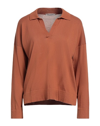 LA FILERIA Pullover Marrone 100% Cotone