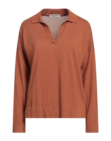 LA FILERIA Pullover Cammello 100% Cotone