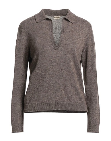 MASSIMO ALBA Jumper Khaki 52% Linen, 48% Cashmere