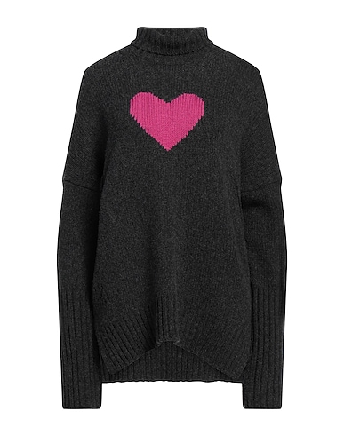 ZADIG&VOLTAIRE Polo neck Charcoal 100% Merino Wool