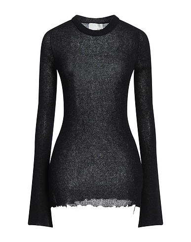 HAIKURE Jumper Black 70% Baby alpaca wool, 30% Polyamide