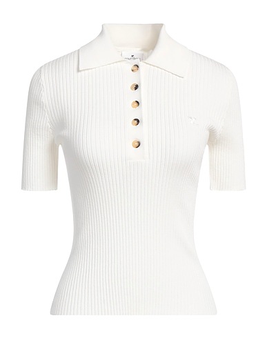 COURRÈGES Jumper White 70% Viscose, 30% Polyester