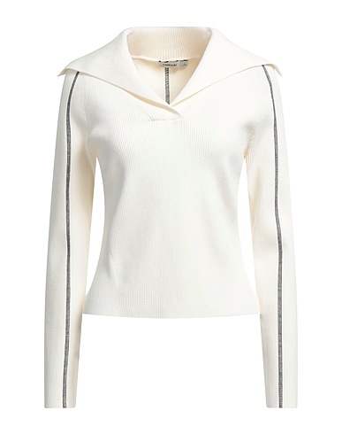 SIMKHAI Sweater White 78% Rayon, 16% Polyester, 5% Nylon, 1% Elastane