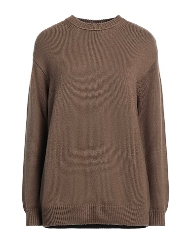 ALEXANDRA GOLOVANOFF Jumper Khaki 100% Wool