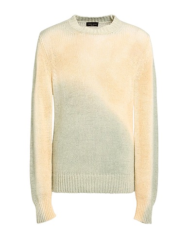 ROBERTO COLLINA Jumper Sage green 66% Cotton, 34% Polyamide