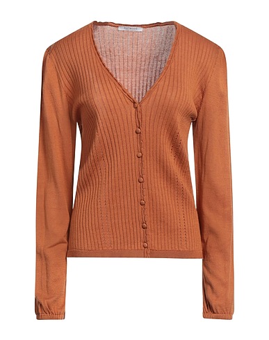 BELLWOOD Cardigan Brown 100% Cotton