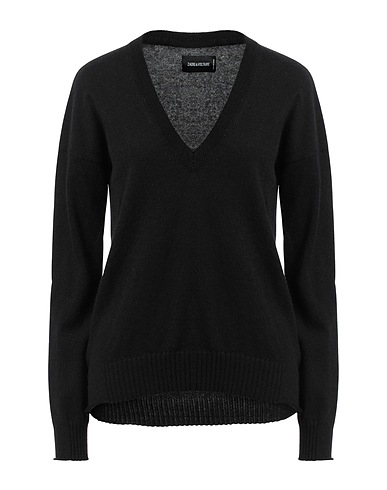 ZADIG&VOLTAIRE カシミヤニット ブラック カシミヤ 100%