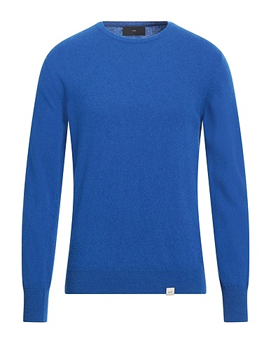 LIU •JO MAN Jumper Bright blue 70% Virgin Wool, 30% Cashmere