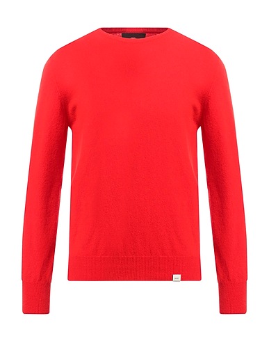 LIU •JO MAN Pullover Rouge 70% Laine vierge, 30% Cachemire