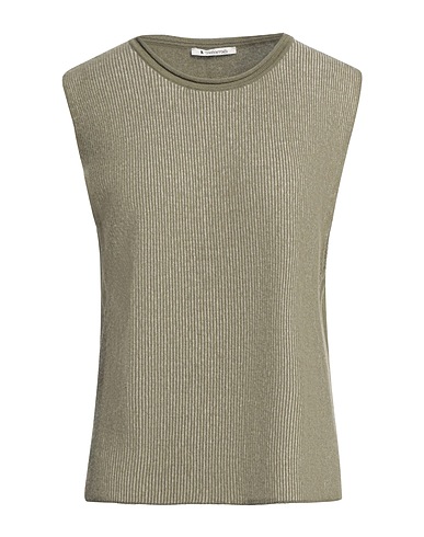 TREBARRABI® Pullover Militärgrün 45% Viskose, 25% Merinowolle, 25% Polyamid, 5% Kaschmir