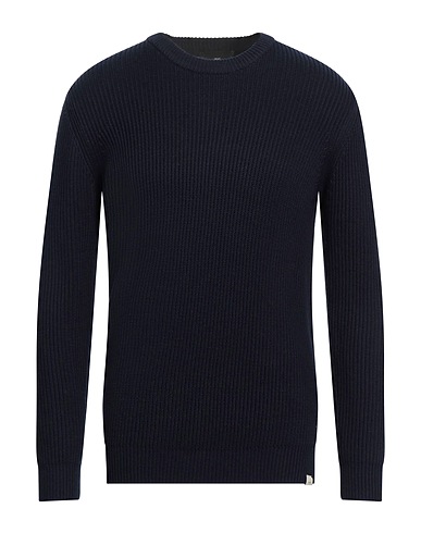 LIU •JO MAN Jumper Midnight blue 41% Cotton, 28% Polyester, 13% Polyamide, 13% Acrylic, 5% Wool