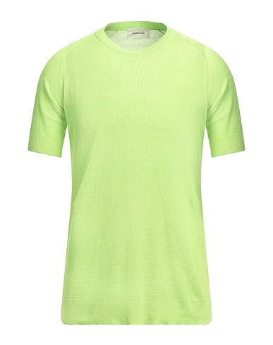 ATOMOFACTORY Pullover Vert lime 75% Lin, 25% Coton