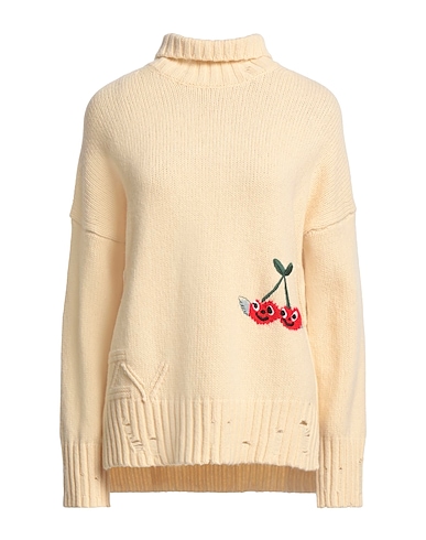 ZADIG&VOLTAIRE Polo neck Beige 100% Merino Wool