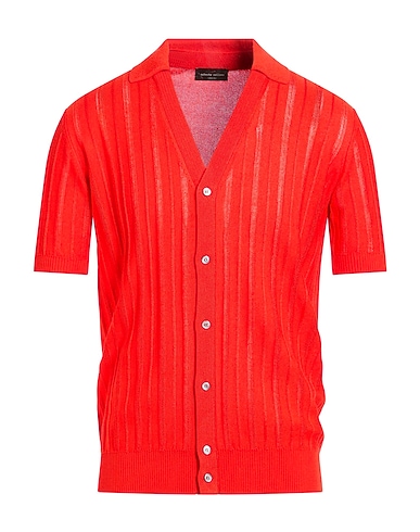 ROBERTO COLLINA Кардиганы ROSSO 60% Хлопок, 40% Вискоза