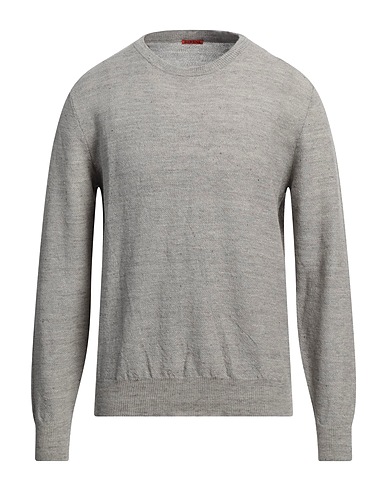 BARENA Pullover Grigio chiaro 65% Lino, 35% Cotone