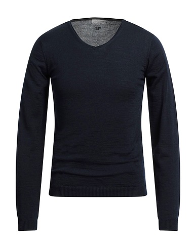 DANIELE ALESSANDRINI HOMME Pullover Nachtblau 50% Acryl, 50% Wolle